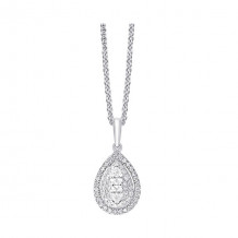 Gems One Silver Diamond (1/5Ctw) Pendant - PD35796-SSDSC