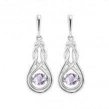Gems One Silver (SLV 995) Rhythm Of Love Fashion Earrings - ROL2238CRSA