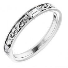 14K White 1/4 CTW Diamond Anniversary Band - 123683600P