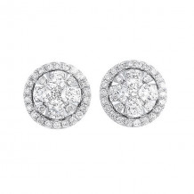 Gems One 14Kt White Gold Diamond (1Ctw) Earring - ER10249-4WC