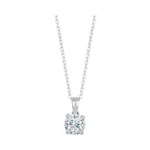 Gems One 14Kt White Gold Diamond (1/2Ctw) Pendant - PD10493-4WD