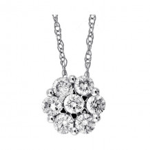 Gems One 14Kt White Gold Diamond (1/3Ctw) Pendant - PD32726-4WH