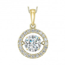 Gems One 14KT Yellow Gold & Diamond Rhythm Of Love Neckwear Pendant  - 1-1/4 ctw - ROL1041-4YC