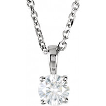 14K White 1/4 CTW Diamond 18 Necklace - 2839260001P