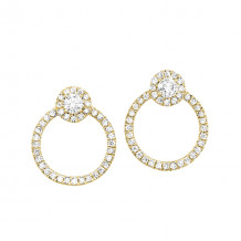 Gems One 14Kt Yellow Gold Diamond (3/8Ctw) Earring - ER10666-4YD