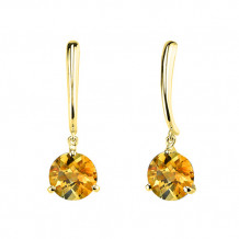 Stanton Color 14k Gold Citrine Dangle Earrings