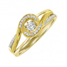 Gems One 14KT Yellow Gold & Diamond Rhythm Of Love Fashion Ring  - 1/5 ctw - ROL1236-4YC