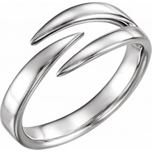 14K White Negative Space Ring - 51706101P