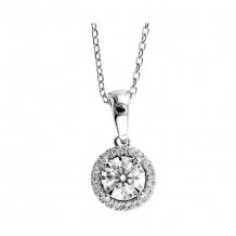 Gems One 14Kt White Gold Diamond (1/4Ctw) Pendant - PD32685-4WD