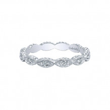 Gabriel & Co. 14k White Gold Diamond Stackable Ladies' Ring