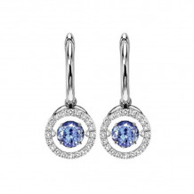 Gems One 14KT White Gold & Diamond Rhythm Of Love Fashion Earrings    - 1/2 ctw - ROL2041-4WCT