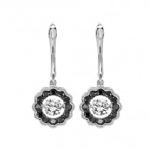 Gems One 14KT White Gold & Diamond Rhythm Of Love Fashion Earrings  - 1/2 ctw - ROL2081-4WCBK