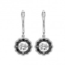 Gems One 14KT White Gold & Diamond Rhythm Of Love Fashion Earrings  - 1/2 ctw - ROL2081-4WCBK