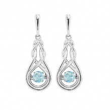 Gems One Silver (SLV 995) Stunning Fashion Earrings - ROL2238-SSNCPT