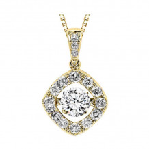 Gems One 14KT Yellow Gold & Diamond Rhythm Of Love Neckwear Pendant  - 1 ctw - ROL1152-4YC