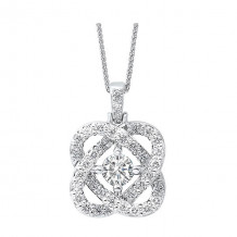 Gems One 14Kt White Gold Diamond (1Ctw) Pendant - PD10457-4WF