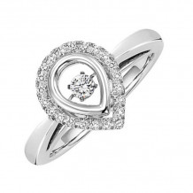 Gems One 10KT White Gold & Diamond Rhythm Of Love Fashion Ring  - 1/5 ctw - ROL1177-1WC