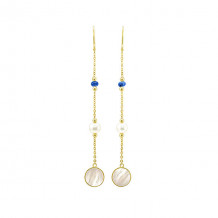 Gems One 10Kt Yellow Gold Earring - ER10555-1YSPMOP