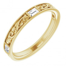 14K Yellow 1/4 CTW Diamond Anniversary Band - 123683601P