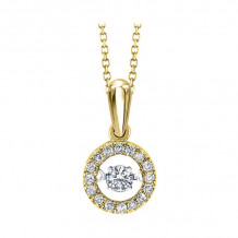 Gems One 10KT Yellow Gold & Diamond Rhythm Of Love Neckwear Pendant  - 1/5 ctw - ROL1025-1YC