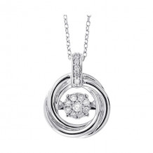 Gems One 14Kt White Gold Diamond (1/10 Ctw) Pendant - PD33644-4WD