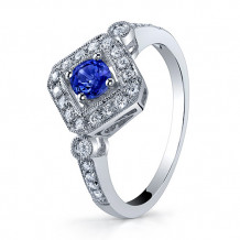 Stanton Color 14k Gold Blue Sapphire Ring