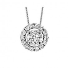 Gems One 14Kt White Gold Diamond (1/2Ctw) Pendant - FP4153/50-4WC
