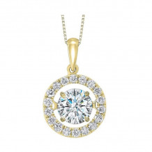 Gems One 14KT Yellow Gold & Diamond Rhythm Of Love Neckwear Pendant  - 2 ctw - ROL1092-4YC