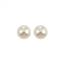 Gems One 14Kt White Gold Pearl (1 Ctw) Earring - PS6.00AAA-4W