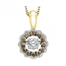 Gems One 14KT Yellow Gold & Diamond Rhythm Of Love Neckwear Pendant   - 3/8 ctw - ROL1081-4YCDB