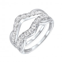 Gems One 14Kt White Gold Diamond (1/2Ctw) Ring - RG10277-4WD