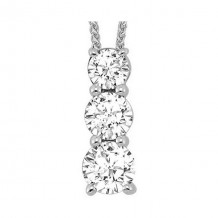 Gems One 14Kt White Gold Diamond (3/4Ctw) Pendant - PD10313-4WF