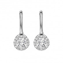Gems One 14KT White Gold & Diamonds Stunning Fashion Earrings - 7/8 ctw - ROL1014-4WCT