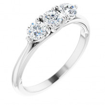 14K White 5/8 CTW Diamond Anniversary Band - 124052600P