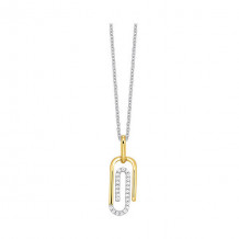 Gems One 10Kt Yellow Gold Diamond (1/10 Ctw) Pendant - PD10626-1YSC