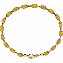 14K Yellow Citrine 7.25 Bracelet - 65153960003P