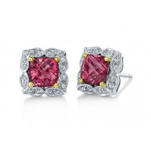 Stanton Color 14k Gold Rhodolite Earrings