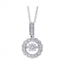 Gems One 14Kt White Gold Diamond (1/3Ctw) Pendant - PD33441-4WD