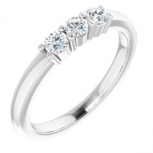 14K White 1/3 CTW Diamond Anniversary Band - 1239756001P