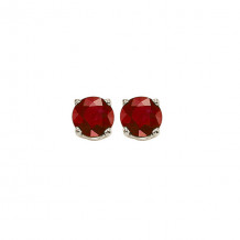 Gems One 14Kt White Gold Ruby (1 Ctw) Earring - ERR50-4W