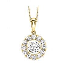 Gems One 14KT Yellow Gold & Diamond Rhythm Of Love Neckwear Pendant  - 1 ctw - ROL1150-4YC