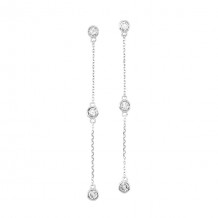 Gems One 14Kt W Earring 3/4Ctw - ER10654/70-4WF