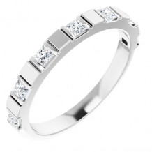 14K White 1/3 CTW Diamond Anniversary Band - 123490600P