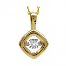 Gems One 14KT Yellow Gold & Diamond Rhythm Of Love Neckwear Pendant  - 1/5 ctw - ROL1128-4YC
