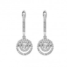 Gems One 14KT White Gold & Diamond Rhythm Of Love Fashion Earrings  - 1/2 ctw - ROL2013-4WC