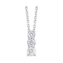 Gems One 14Kt White Gold Diamond (1/4Ctw) Pendant - PD10311-4WF