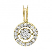 Gems One 14KT Yellow Gold & Diamonds Stunning Neckwear Pendant - 1/2 ctw - ROL1027-4YC