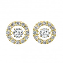 Gems One 14KT Yellow Gold & Diamond Rhythm Of Love Fashion Earrings  - 3/4 ctw - ROL1209-4YC