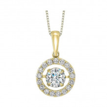 Gems One 14KT Yellow Gold & Diamond Rhythm Of Love Neckwear Pendant  - 3/4 ctw - ROL1039-4YC