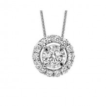 Gems One 14Kt White Gold Diamond (1/3Ctw) Pendant - FP4153/30-4WC